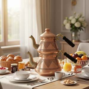 กาน้ำชาคอปเปอร์เซลจุคทรงคอห่าน ดีไซน์โดดเด่น - Product Image 4