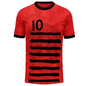 Op Maat Gemaakt Voor De Behoeften Van De Klant In Volledige Sublimatie Voetbalshirt Gemaakt Met Uitstekend Materiaal Beschikbaar In Alle Kleuren