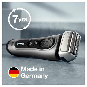 Braun Series 8 8417s Maquinilla de afeitar eléctrica para hombres Galvano Silver Foil Shaver con recortador de barba de precisión - Product Image 3