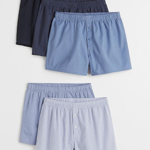 กางเกงในบ็อกเซอร์แนวสปอร์ตผ้าสแปนเด็กซ์สำหรับผู้ชายชุดชั้นในชายกางเกงขาสั้นสีขาวโลโก้ออกแบบได้ตามต้องการ - Product Image 5