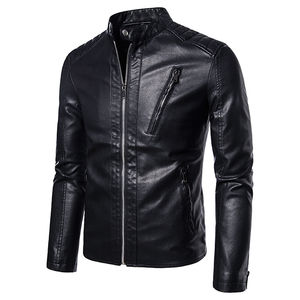Clothing Wear New Style Men's Sheep Skin Jacket High Quality Windproof Custom Fashion Heavy <b>Weight</b> Winter Manufacturer <b>Stand</b> - Product Image 1