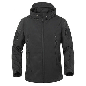 Chaqueta Softshell para Hombre Más Vendida, con Capucha, Recubierta, Ligera, Impermeable, Cortavientos, OEM Personalizado - Product Image 5