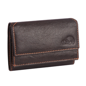 Men's Luxury Ultra-Strong Stitching Slim Vintage Genuine Leather PC Material <b>Wallet</b> Short Long <b>Zipper</b> Closure RFID Blocking - Product Image 1