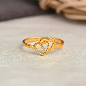 Hallmark 14K Gold Plated Statement <b>Ring</b> <b>Dainty</b> Romantic Silver Love Bond <b>Ring</b> with Natural Stone Oval Cut Pear Cut Diamonds - Product Image 1
