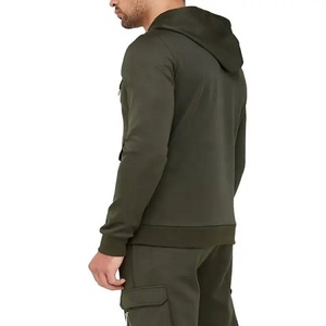 Pull à capuche pour homme en coton mélangé, tissu confortable, conception personnalisée pour la mode streetwear avec option de marque privée - Product Image 5