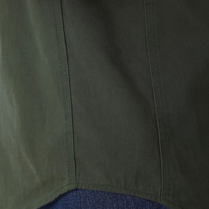 Camisa informal de manga larga para hombre, camisa de trabajo de malla ventilada, botón de utilidad, bolsillos en el pecho, UPF 50, mecánica teñida lisa, para acampar, uso al aire libre - Product Image 4