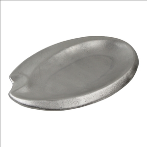 Bandeja de servicio ovalada artesanal de metal de diseño personalizado altamente acabada para decoración del hogar o del hotel estilo moderno - Product Image 1
