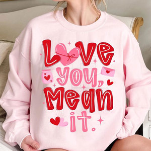 Sweat-shirt spécial Saint-Valentin, fabrication directe, tissu doux, style vêtement pour couples et tenue décontractée - Product Image 3