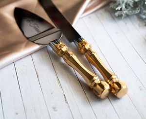 ชุดมีดตัดเค้กพิซซ่าเหล็กแบบแฮนด์เมดมีดสำหรับตกแต่งโต๊ะ - Product Image 3