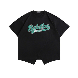 เสื้อยืดคอกลมสำหรับผู้หญิงเสื้อยืดพิมพ์ลายพัฟฟ์แบบลำลองสำหรับฤดูร้อนเสื้อยืดสำหรับเด็กเสื้อยืดทรงหลวม - Product Image 4