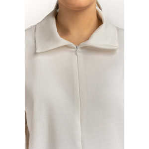 Ensemble de vêtements de sport pour femmes, coupe ample, 2 pièces, WM-COD-WS24-209T, haut en tissu mélangé et short à trois quarts de manche pour le printemps/été - Product Image 6