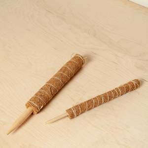 Coco Coir musgo poste planta estacas jardín PVC poste de madera con fibra de coco para plantas de apoyo - Product Image 6