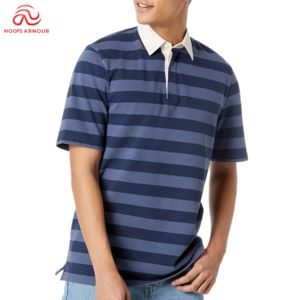 เสื้อโปโลผู้ชายเสื้อกอล์ฟผ้าคอตตอน - Product Image 1