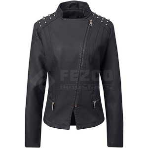 100% Genuine Cow Skin <b>Leather</b> <b>Winter</b> Knitted Breathable Quick Dry High Quality Women's <b>Leather</b> <b>Jacket</b> OEM Service Wholesale - Product Image 3
