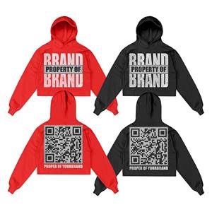 Sudaderas con capucha de lana de algodón 100% para hombre, nuevo diseño, logotipo personalizado, ajuste de gran tamaño, estampado en relieve, bordado 6XL - Product Image 6