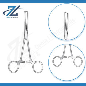 Kocher คีมหลอดเลือดแดง230มม. ตรง, 1-2ฟัน, ข้อต่อกล่อง, ที่หนีบห้ามเลือด, เครื่องมือสแตนเลสเกรดการผ่าตัด - Product Image 3