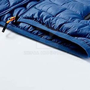 Veste matelassée Streetwear pour homme-Couleur personnalisée Logo avant Veste d'hiver écologique et respirante - Product Image 4