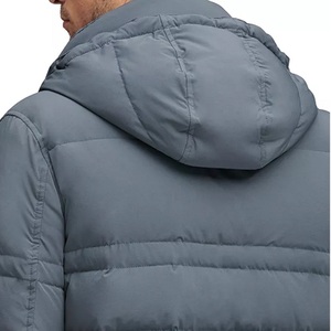 OEM High Quality Plus Size Puffer <b>Jacket</b> <b>Winter</b> Streetwear Hooded Collar Custom Logo Stand Woolen Lightweight <b>Waterproof</b> - Product Image 6