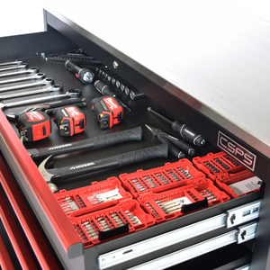 Gabinete de herramientas rodante de acero de 132 cm con 5 cajones OEM compatible con garaje mecánico y tipo de cofre de herramientas de almacén para la industria - Product Image 6