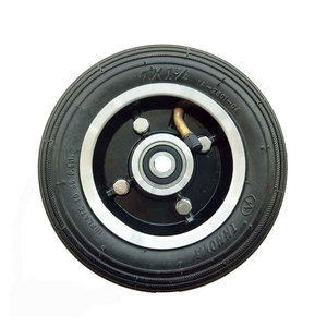 7 Inch Bike Electric Folding Scooters Powerful Drum Disc Brake <strong>Wheel</strong> <strong>Small</strong> Rubber <strong>Wheel</strong> Pneumatic <strong>Wheels</strong> - Product Image 4