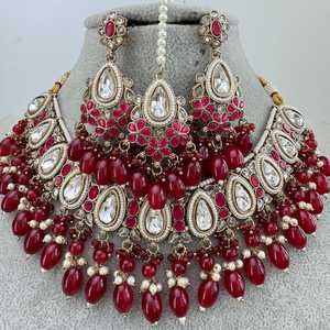 สร้อยคอเพชรโมอิสซาไนท์แบบหนาสุดหรูสร้อยคอโชกเกอร์มงกุฏ - Product Image 1