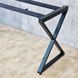 XConcept Patas de Mesa de Acero de Diseño Minimalista de 140x60cm, Ensambladas HCXC003 - Product Image 4