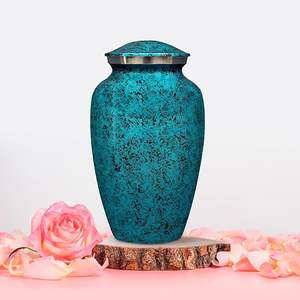 Exporter of Superlative Quality Patina Green Aluminum Material Adults <b>Ashes</b> Collection Cremation <b>Urns</b> at Best Price - Product Image 4