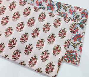 100% algodón bloque de mano tela impresa hecha a mano Jaipur Heritage tradicional ecológico transpirable bloque estampado tela de algodón - Product Image 5