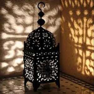 Linterna colgante hecha a mano, soporte de luz de té, decoración del hogar, aspecto antiguo, artesanía india para exportación - Product Image 1