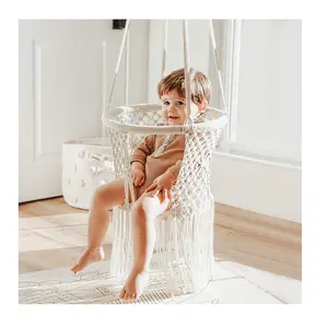 Wholesale Premium Quality Macrame Baby Swing Chair Macrame Best for Gift Buy Online From India