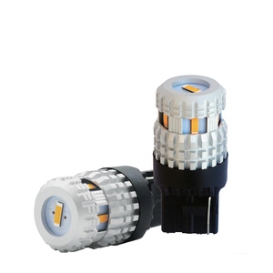 Bombillas LED T20 7440 W21W Canbus 6 LED naranjas - Product Image 1