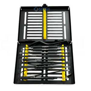 ชุดเครื่องมือทันตกรรมปริทันต์ขนาดไมโครเคลือบสีดำสำหรับการผ่าตัดช่องปาก - Product Image 4