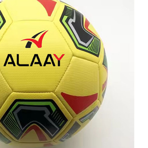 Alaay Ballon de football/football performant en cuir PVC de haute qualité Impression de logo personnalisé Taille officielle 5 - Product Image 5