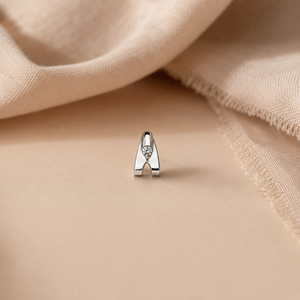 Pendentif en zircon plaqué rhodium or rose, bijou hip-hop, cadeau - Product Image 2
