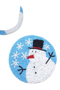Handmade Luxury <b>Beaded</b> Coaster Best Quality round Snowman Decor Custom Shape <b>Placemat</b> Classic Indian Style by glowin fashion - Product Image 2