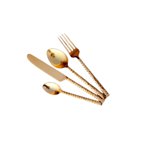 Juego de cubiertos de madera recién hechos a mano para decoración del hogar y cubiertos de servicio de metal para usos domésticos artículos espejados, acero - Product Image 4