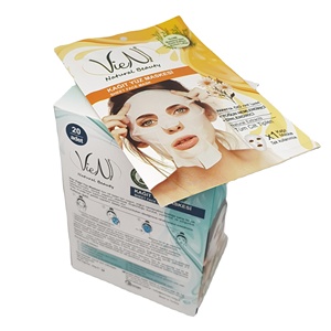 Boîtes d'emballage pliables auto-montables en carton écologique avec logo imprimé personnalisé, laminage mat, gaufrage, nettoyant pour le visage - Product Image 2