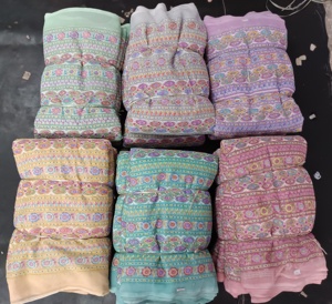 ผ้าปักลายฟ็อกซ์จอร์เจตต์หลากสี สำหรับทำชุดแฟนซี - Product Image 5