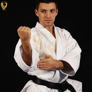 Uniforme de karate de color personalizado con cinturón transpirable de secado rápido 100% algodón ligero traje de entrenamiento elástico hecho a medida - Product Image 4