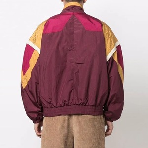 2025 nouveau Style coupe-vent et respirant mode couleurs contrastées veste coupe-vent pour hommes avec col montant veste pour hommes - Product Image 2