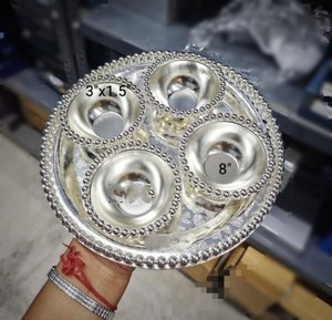 Bandeja de cerámica decorativa Art Deco, bellamente hecha a mano, organizador multifuncional de Mesa para el hogar de alta calidad - Product Image 3