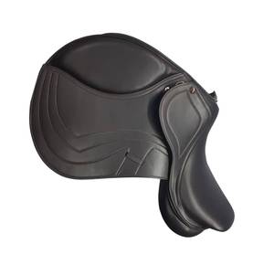 Sillín de caballo de asiento profundo con agarre seguro de cuero fuerte para uso en montaña y senderos Producto veterinario apto para todo uso CE ISO - Product Image 3