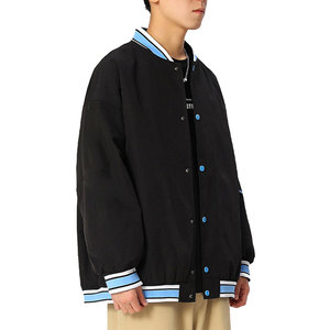 Chaqueta de lana unisex inspirada en el equipo de béisbol Letterman lona revestida hecha a medida para el invierno-disponible a precio mayorista - Product Image 1