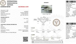 เพชรทรงหลวมเจียระไน VS2เพชรธรรมชาติกะรัต0.81กะรัต J ดีไซน์เรียบเนียนได้รับการรับรองจากผู้ผลิตจำนวนมาก - Product Image 2