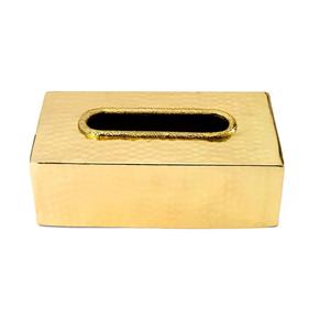 Caja de latón Rectangular Premium antigua de latón, caja de pañuelos de regalo para el hogar, soporte para cubiertas - Product Image 3