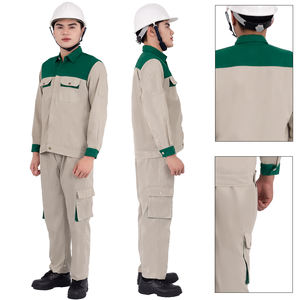 Uniforme de trabajo industrial personalizado para trabajadores Tela de poliéster de algodón transpirable duradera OEM disponible - Product Image 3
