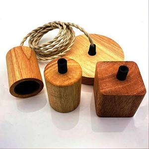 Lámpara de mesa de madera PRODUCTO VENTA CALIENTE Lámpara de mesa de madera ARTESANÍA - Product Image 2