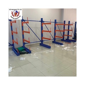 Cantilever <b>Racking</b> <b>System</b> for Long Material <b>Storage</b> Steel Pipes Timber and Industrial Warehouses - Product Image 4