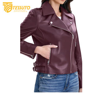 100% Real Leather Women's <b>Jacket</b> New Casual & Stylish Biker Genuine Leather <b>Jacket</b> in Premium Packaging - Product Image 1