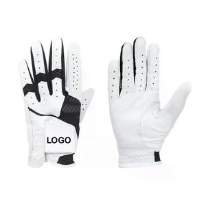 Guantes de golf de cuero personalizables para hombres y mujeres, cómodo tacto suave, agarre perfecto para logotipo de cuero genuino - Product Image 5